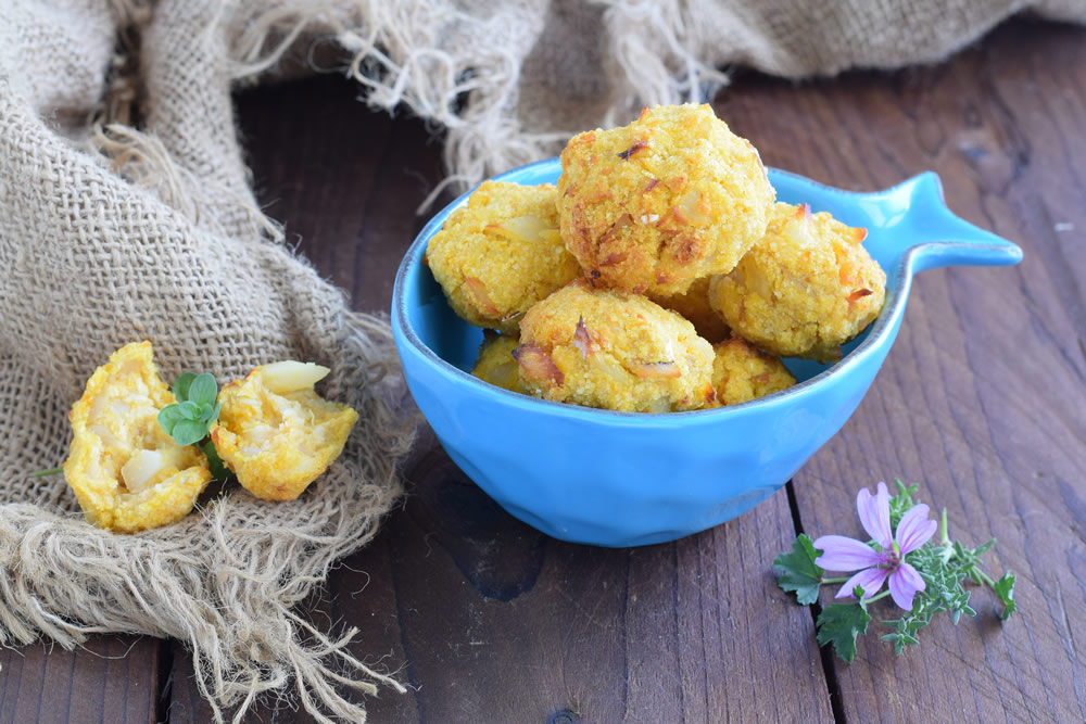 baccalà e zucca in polpette