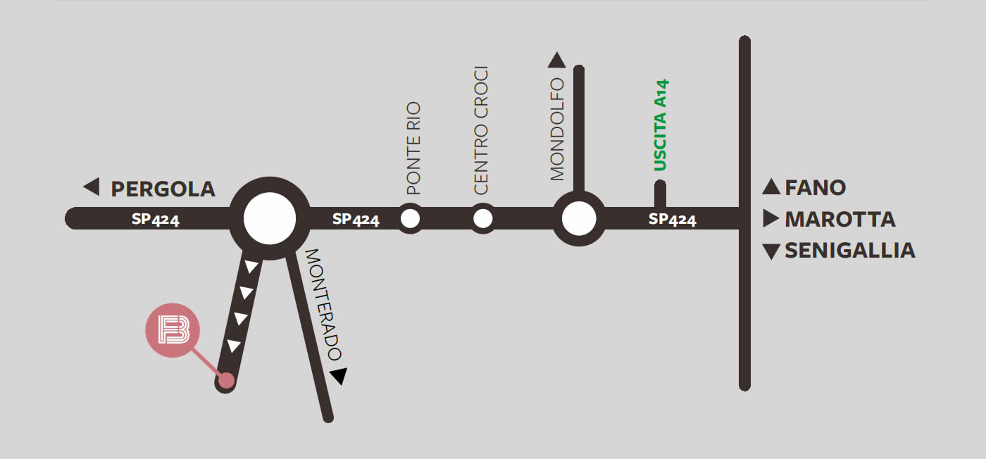 mappa monterado di trecastelli